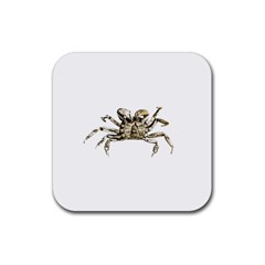 Dark Crab Photo Rubber Coaster (square)  by dflcprints