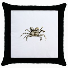 Dark Crab Photo Throw Pillow Case (black) by dflcprints