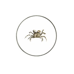 Dark Crab Photo Hat Clip Ball Marker (4 Pack) by dflcprints