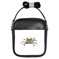 Dark Crab Photo Girls Sling Bags by dflcprints