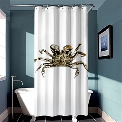 Dark Crab Photo Shower Curtain 36  X 72  (stall)  by dflcprints