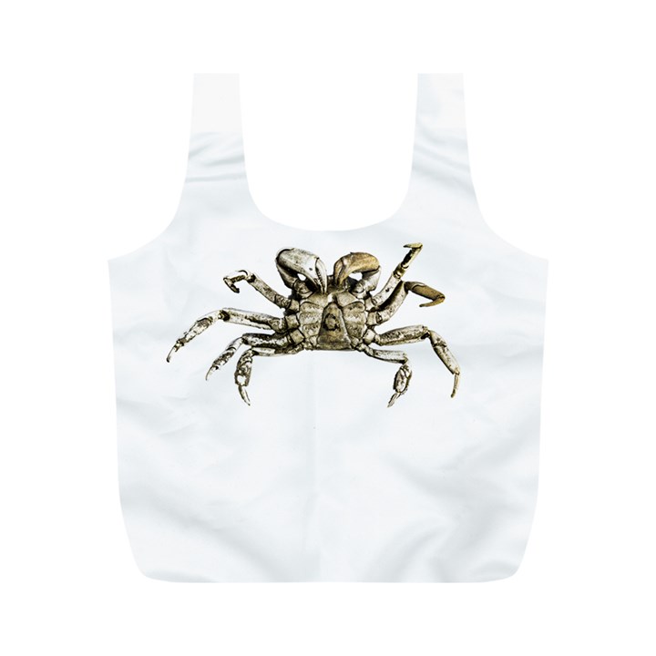 Dark Crab Photo Full Print Recycle Bags (M) 