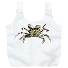 Dark Crab Photo Full Print Recycle Bags (l)  by dflcprints