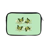 Four green butterflies Apple MacBook Pro 13  Zipper Case Front