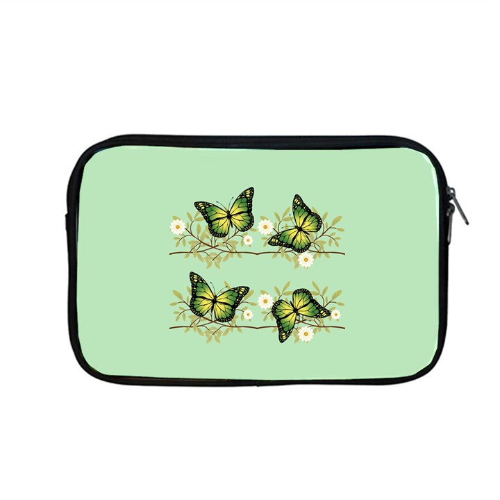 Four green butterflies Apple MacBook Pro 13  Zipper Case