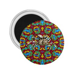 Geometric Multicolored Print 2 25  Magnets by dflcprints