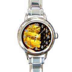 Leprosy Osmos Round Italian Charm Watch