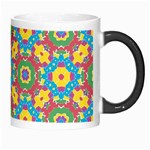 Geometric Multicolored Print Morph Mugs Right