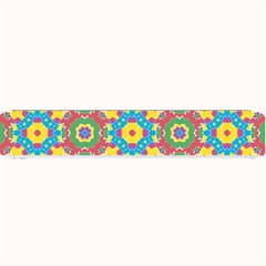 Geometric Multicolored Print Small Bar Mats by dflcprints