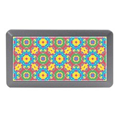 Geometric Multicolored Print Memory Card Reader (mini) by dflcprints