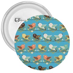 Assorted Birds Pattern 3  Buttons by linceazul