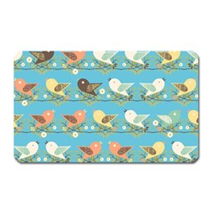 Assorted Birds Pattern Magnet (rectangular) by linceazul