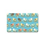 Assorted Birds Pattern Magnet (Name Card) Front