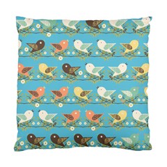 Assorted Birds Pattern Standard Cushion Case (one Side) by linceazul