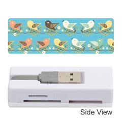 Assorted Birds Pattern Memory Card Reader (stick)  by linceazul