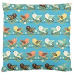 Assorted Birds Pattern Large Cushion Case (One Side) Front