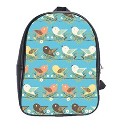 Assorted Birds Pattern School Bags (xl)  by linceazul