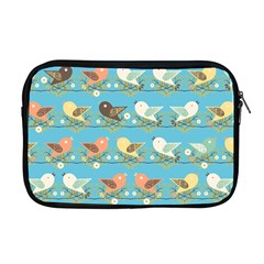 Assorted Birds Pattern Apple Macbook Pro 17  Zipper Case by linceazul