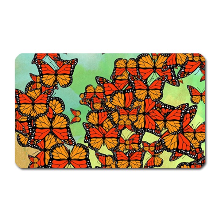 Monarch Butterflies Magnet (Rectangular)