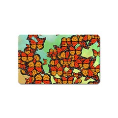 Monarch Butterflies Magnet (name Card) by linceazul