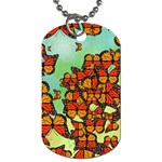 Monarch Butterflies Dog Tag (Two Sides) Front