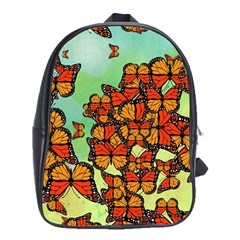 Monarch Butterflies School Bags (xl)  by linceazul