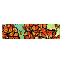 Monarch Butterflies Satin Scarf (oblong) by linceazul