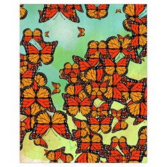 Monarch Butterflies Drawstring Bag (small) by linceazul