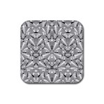 Modern Oriental Ornate Rubber Coaster (Square)  Front