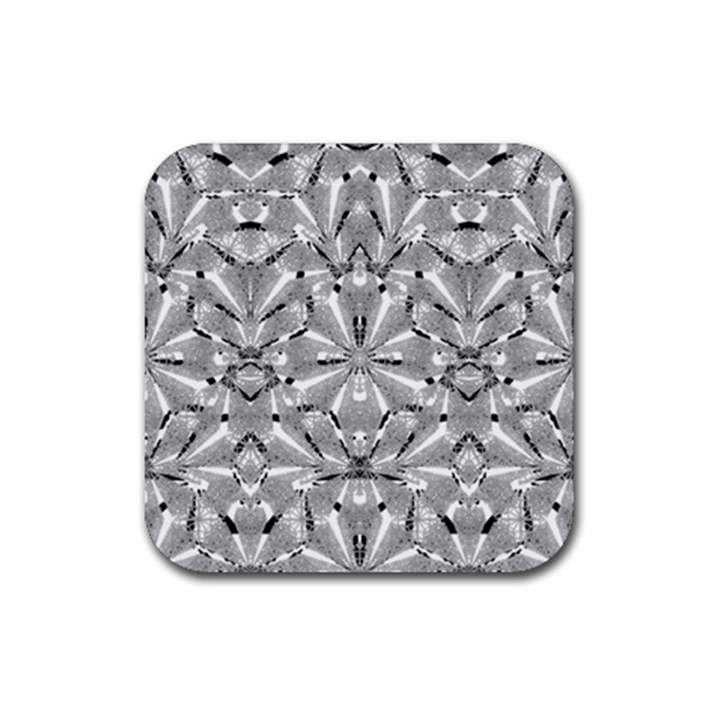 Modern Oriental Ornate Rubber Coaster (Square) 