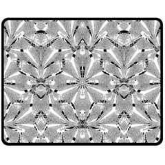 Modern Oriental Ornate Fleece Blanket (medium)  by dflcprints