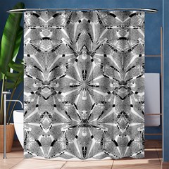 Modern Oriental Ornate Shower Curtain 60  X 72  (medium)  by dflcprints