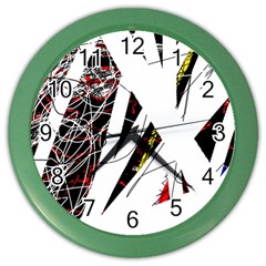 Art Color Wall Clocks by Valentinaart