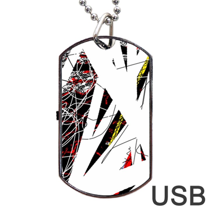 Art Dog Tag USB Flash (Two Sides)