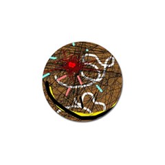 Art Golf Ball Marker (4 Pack) by Valentinaart