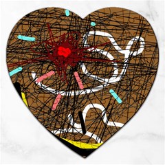 Art Jigsaw Puzzle (heart) by Valentinaart