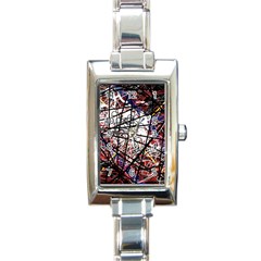 Art Rectangle Italian Charm Watch by Valentinaart