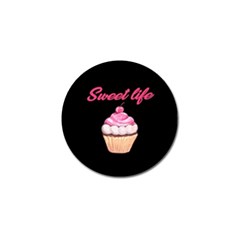 Sweet Life Golf Ball Marker by Valentinaart