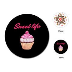 Sweet Life Playing Cards (round)  by Valentinaart