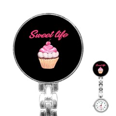 Sweet Life Stainless Steel Nurses Watch by Valentinaart