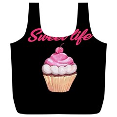 Sweet Life Full Print Recycle Bags (l)  by Valentinaart