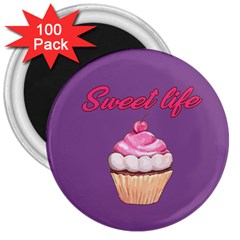 Sweet Life 3  Magnets (100 Pack) by Valentinaart