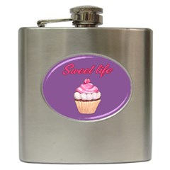 Sweet Life Hip Flask (6 Oz) by Valentinaart