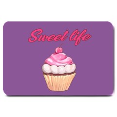 Sweet Life Large Doormat  by Valentinaart