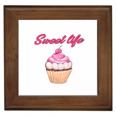 Sweet Life Framed Tiles by Valentinaart