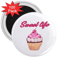 Sweet Life 3  Magnets (100 Pack) by Valentinaart