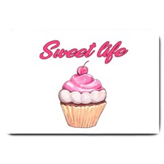 Sweet Life Large Doormat  by Valentinaart