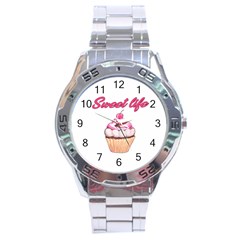 Sweet Life Stainless Steel Analogue Watch by Valentinaart