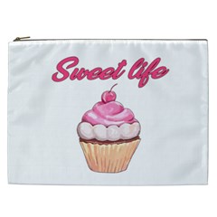 Sweet Life Cosmetic Bag (xxl)  by Valentinaart