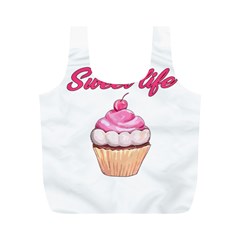 Sweet Life Full Print Recycle Bags (m)  by Valentinaart